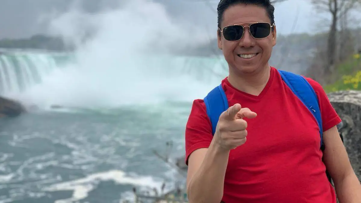 Eduardo Ruiz en el Niagara, un destino siempre solicitado (Foto Eduardo Ruiz)